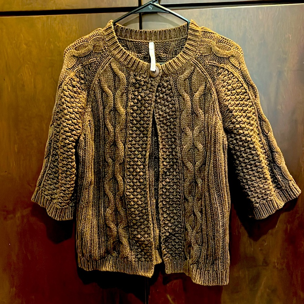 Women sweater dark brown size medium